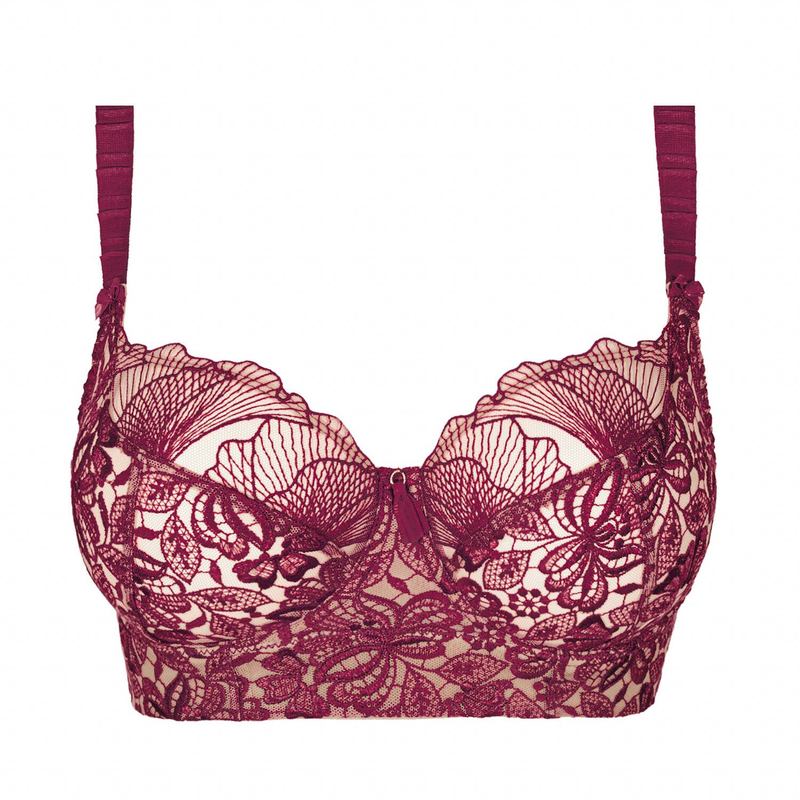 Sutiã Bustier Agathe Amarante