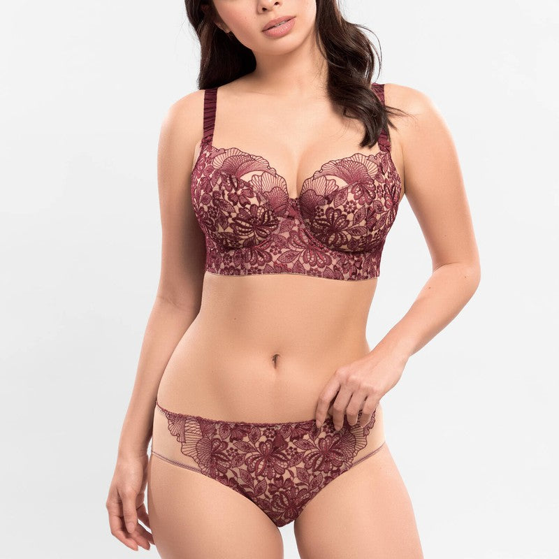 Sutiã Bustier Agathe Amarante