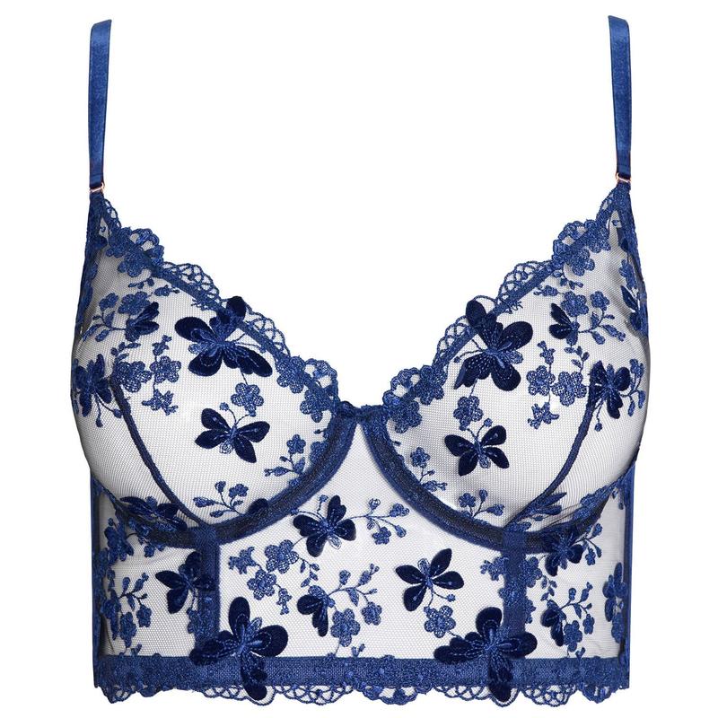 Sutiã Bustier Papillon Marinho