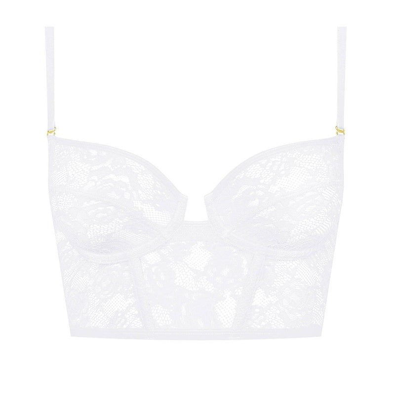 Sutiã Bustier de Renda com alças removíveis Flashback