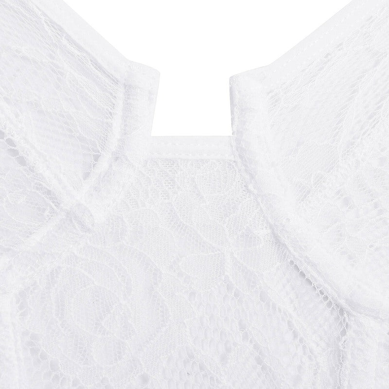 Sutiã Bustier de Renda com alças removíveis Flashback