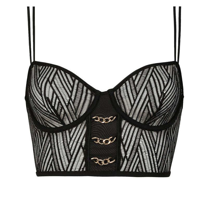 Sutiã Bustier de Renda Onde Sensuelle