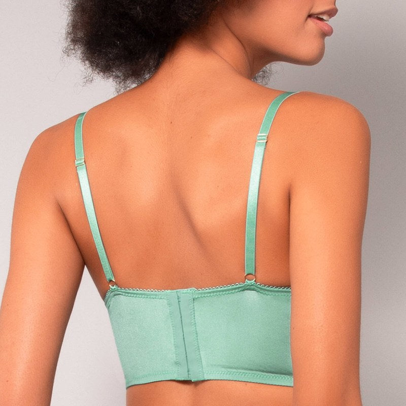 Sutiã Sutiã acolchoado Bustier Macramé Sage