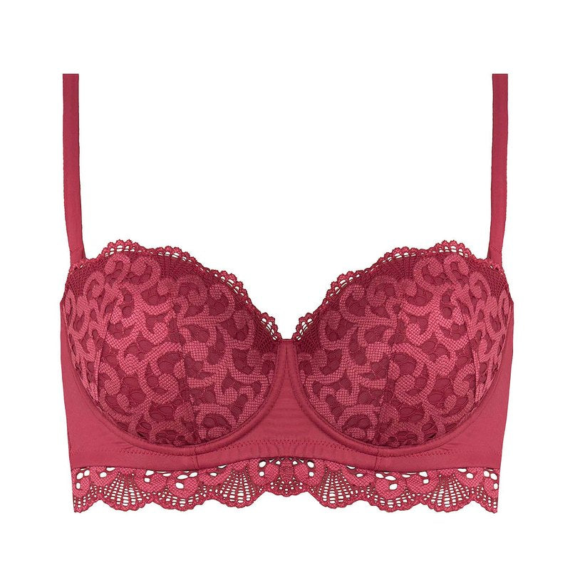 Sutiã Bustier Dalia Borgonha