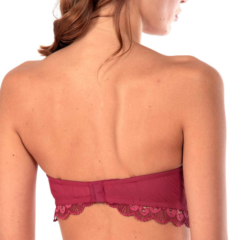 Sutiã Bustier Dalia Borgonha
