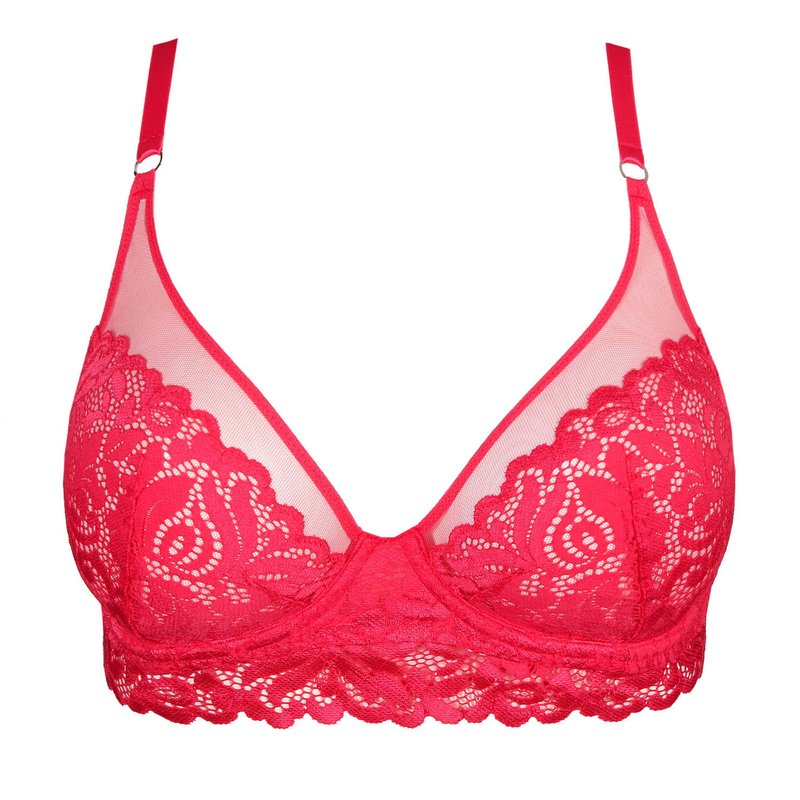 Sutiã Corset de Renda Elis Spicy Berry