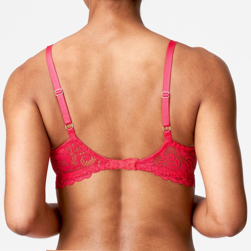 Sutiã Corset de Renda Elis Spicy Berry