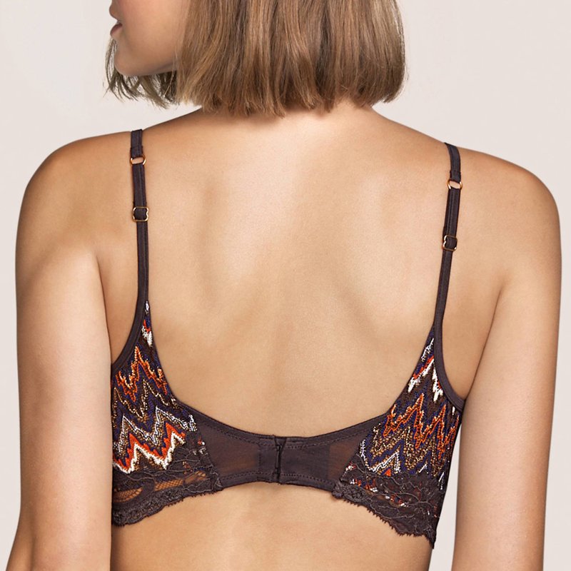 Sutiã acolchoado Bustier Andres Sarda Wengé