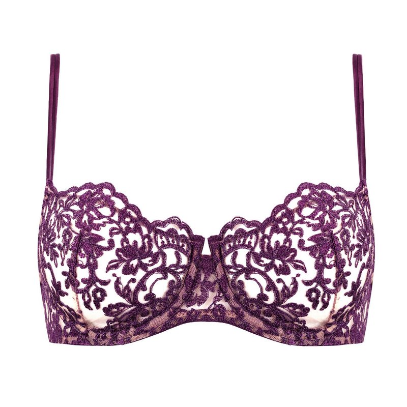 Sutiã meia taça Royal Jewel Violeta Escuro