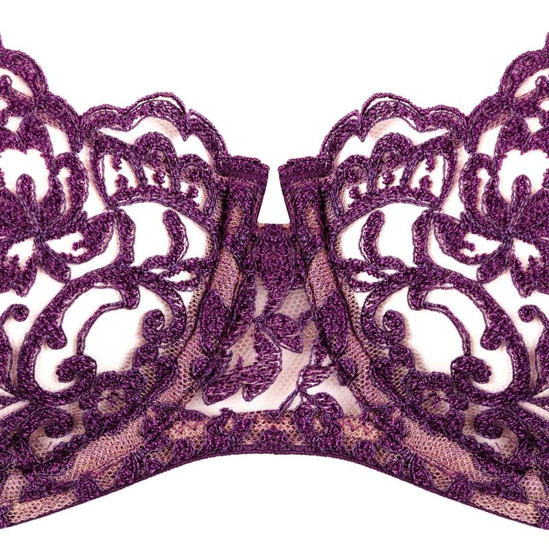 Sutiã meia taça Royal Jewel Violeta Escuro