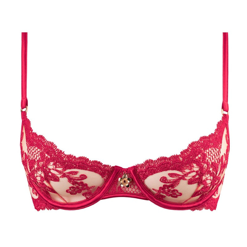 Sutiã meia taça Jasmine Raspberry