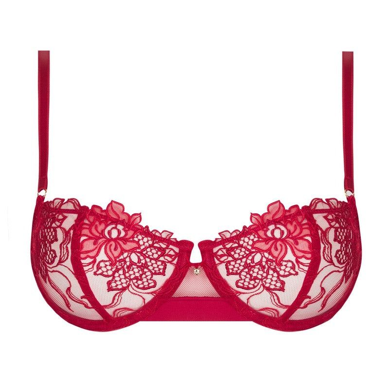 Sutiã meia copa Adorable en Sexy Rouge Effusion