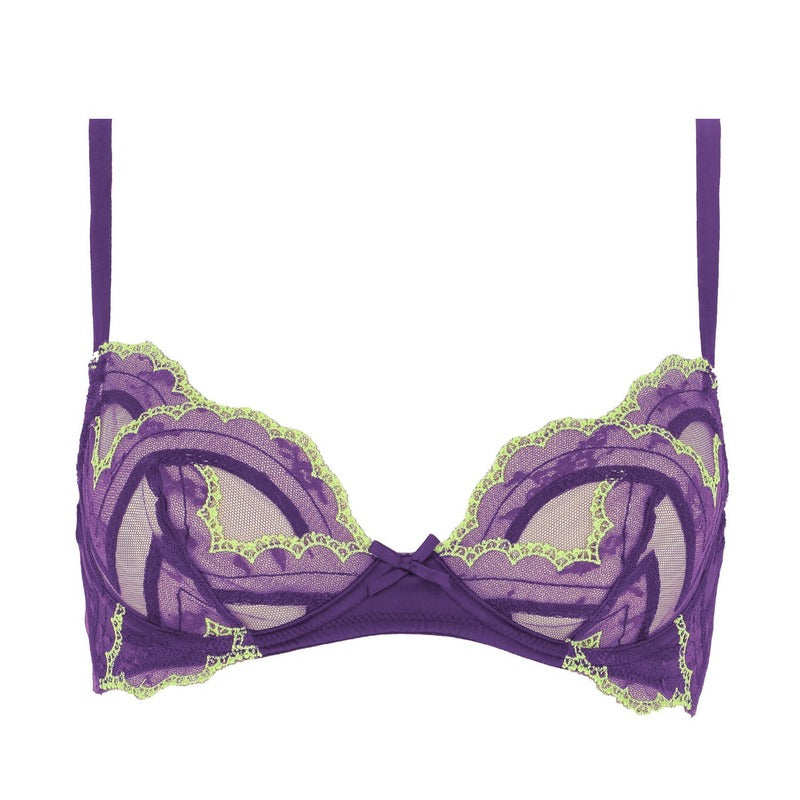 Sutiã de Renda meia taça Hendrix Midnight Purple