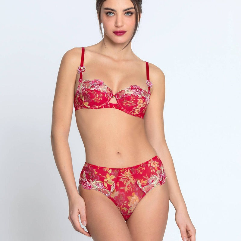 Sutiã meia copa Forêt Rubis Santal Rouge