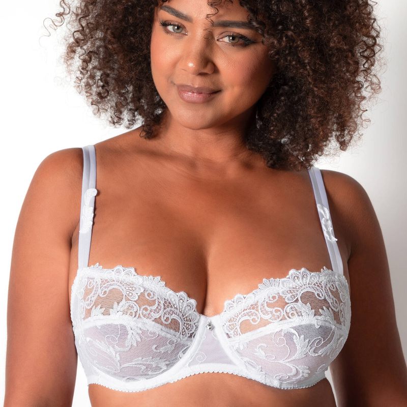 Sutiã plus size meia taça Dressing Floral