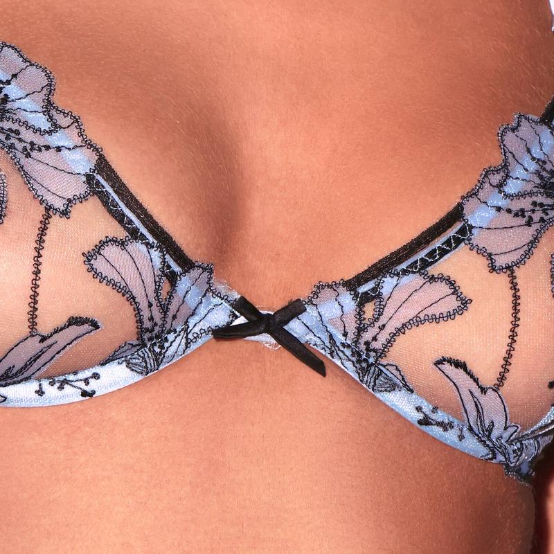 Sutiã meia taça Harper Crystal Blue