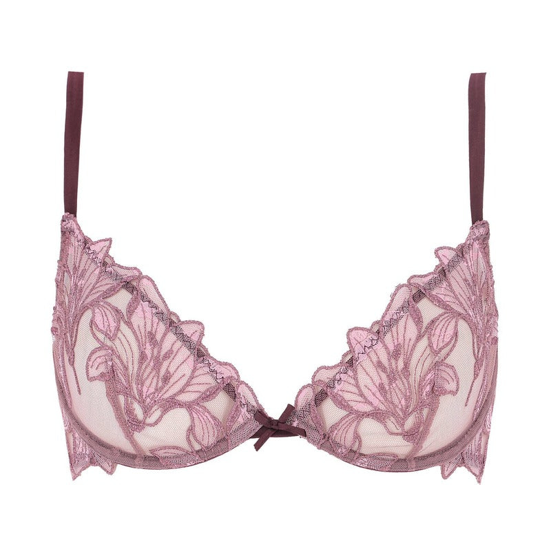 Sutiã meia taça Lurex e Renda Lily Amarena