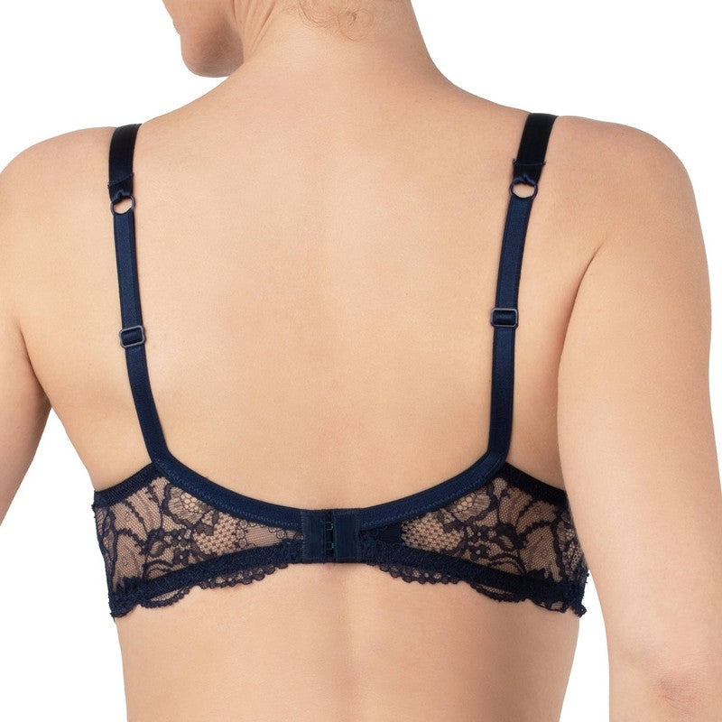 Sutiã meia copa em Renda Soir de Venise Bleu Venise
