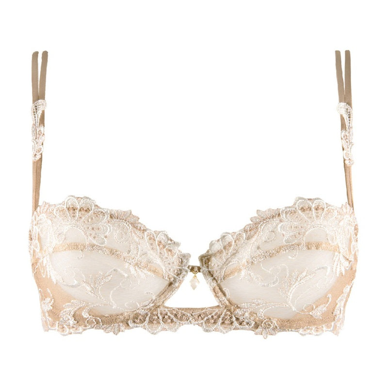 Sutiã meia copa Dressing Floral Ambre Nacre