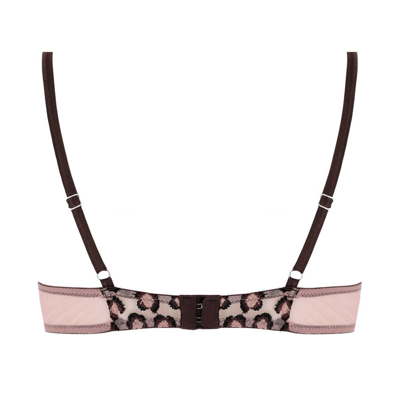 Sutiã meia taça Leopard Chocolate