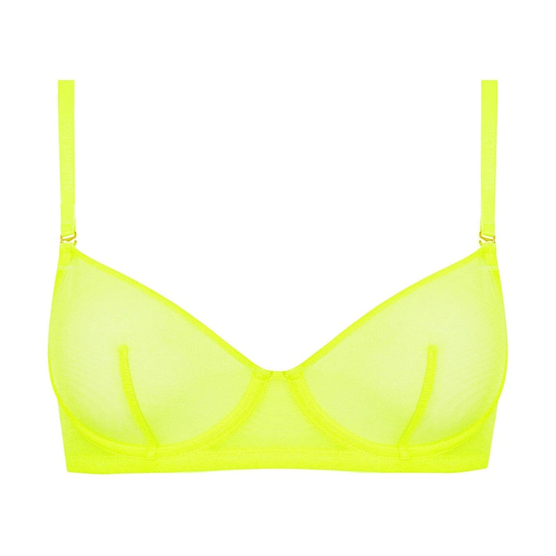 Sutiã Com alças removíveis Sutiã meia copa Corps à Corps Néon Jaune Fluo
