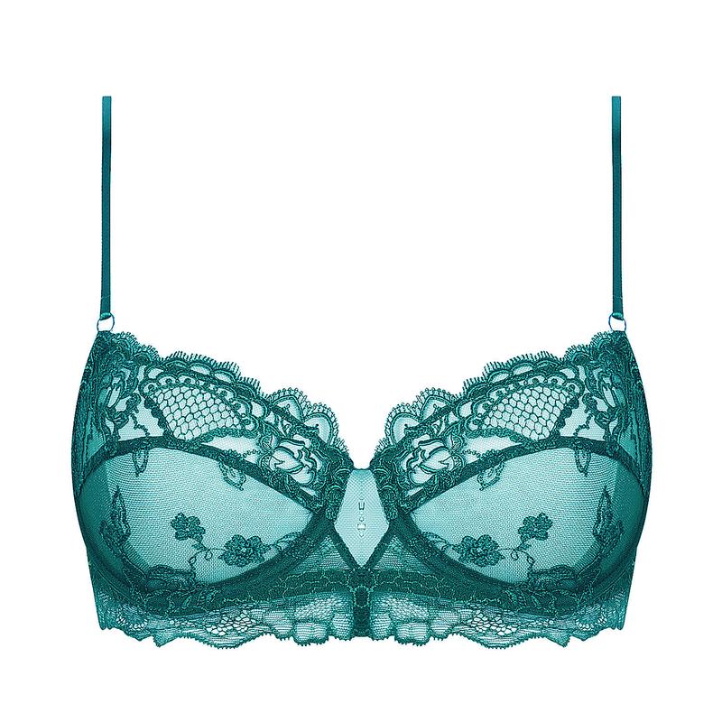 Sutiã meia copa Sublime en Dentelle Vert Princesse