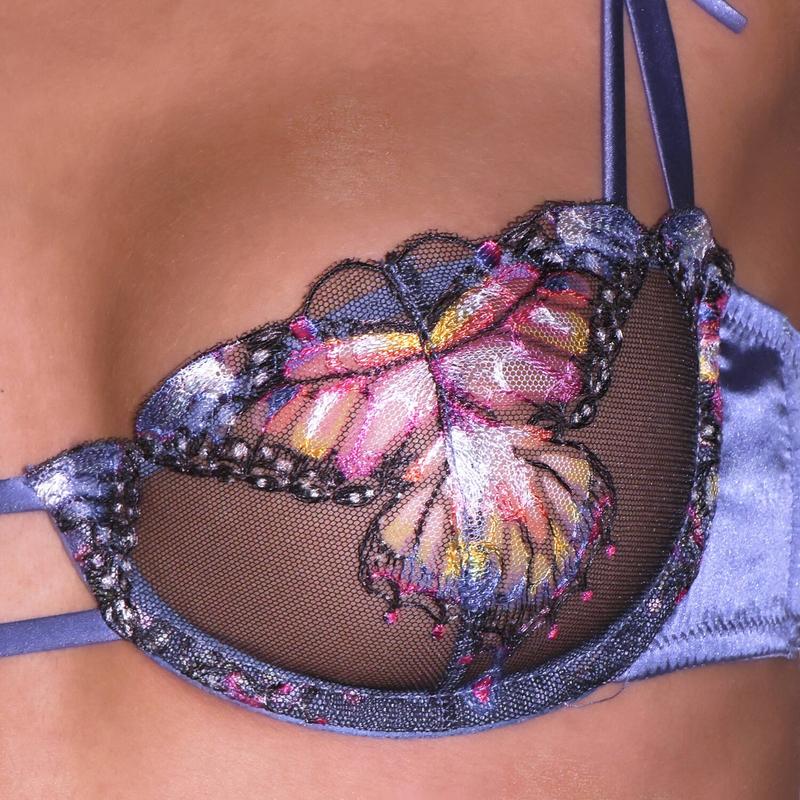 Sutiã meia taça Butterfly Periwinkle