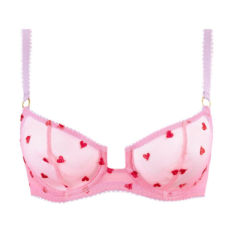 Sutiã meia taça Priya Heart Flamingo