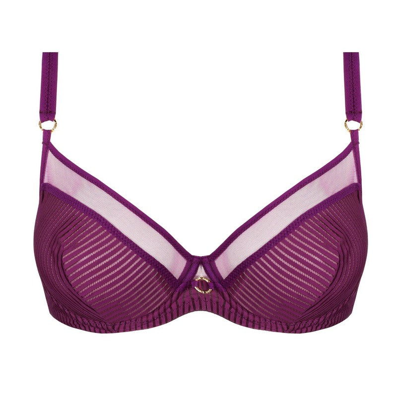 Sutiã meia taça Radia Glossy Purple