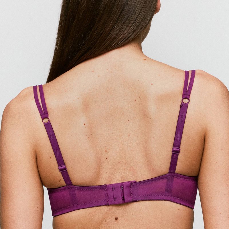 Sutiã meia taça Radia Glossy Purple