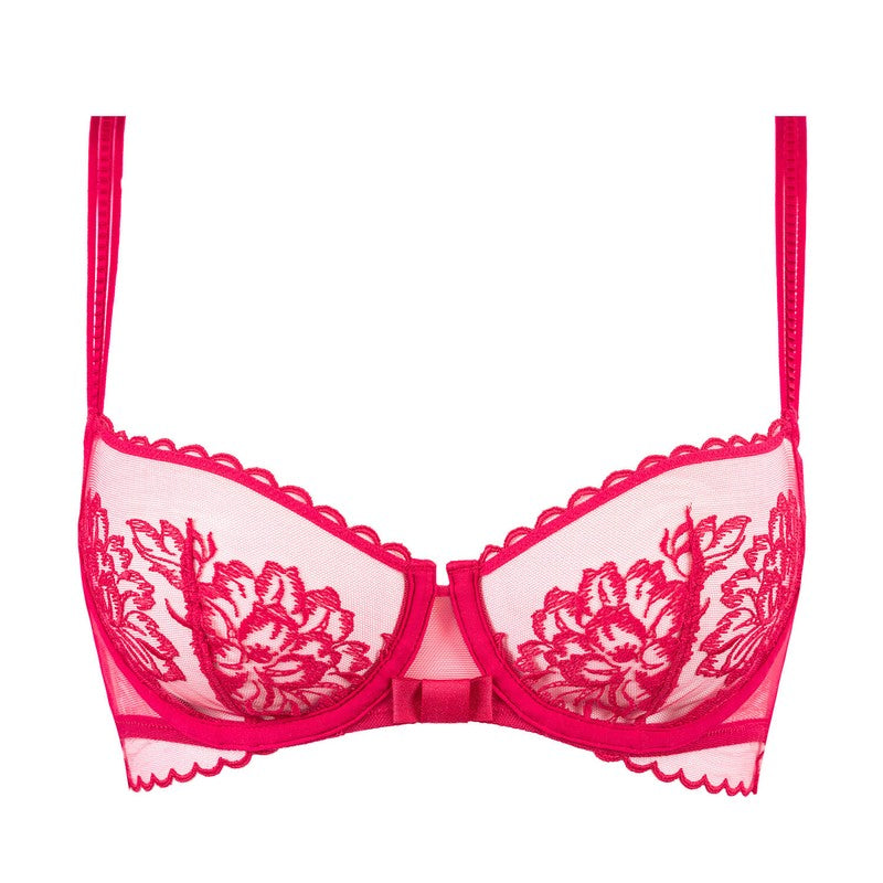 Sutiã meia taça Romance Cranberry