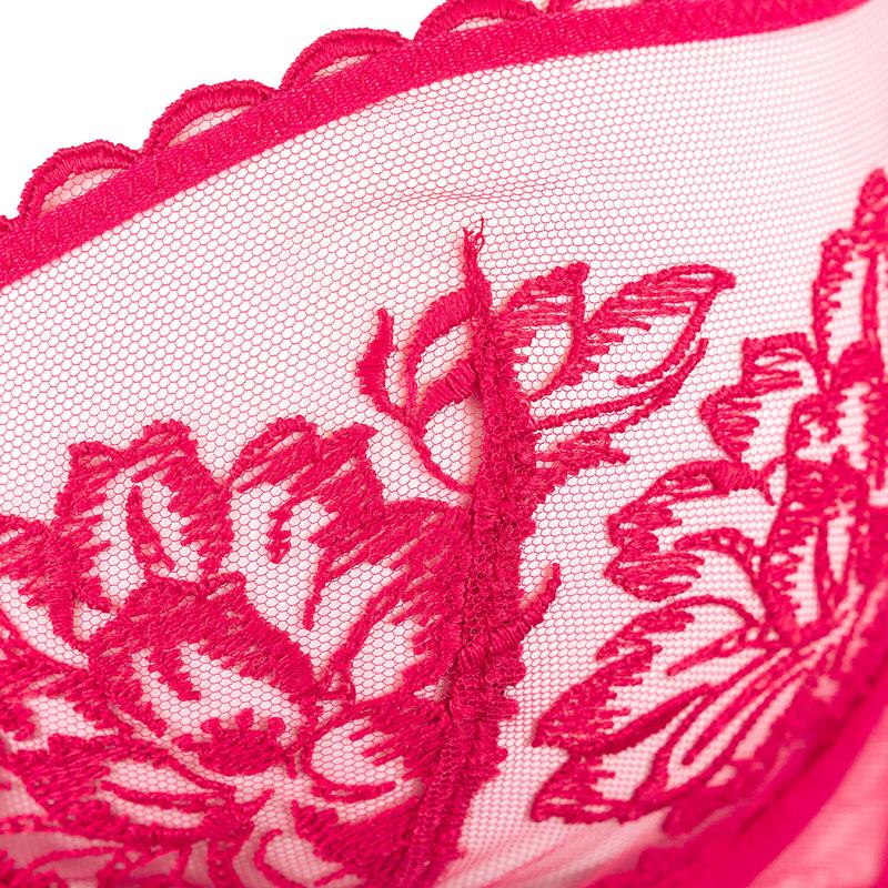 Sutiã meia taça Romance Cranberry