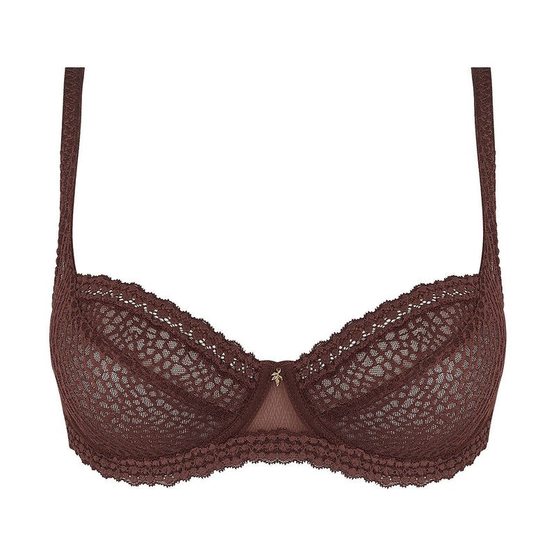 Sutiã meia copa em Renda Exquise en Dentelle Cappuccino