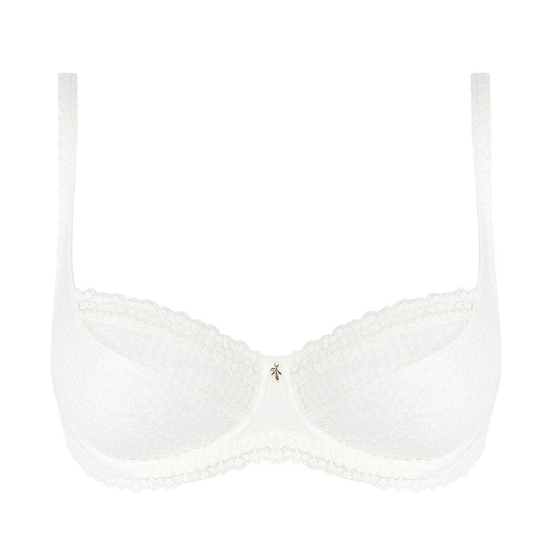 Sutiã meia copa em Renda Exquise en Dentelle Ecru Nacre