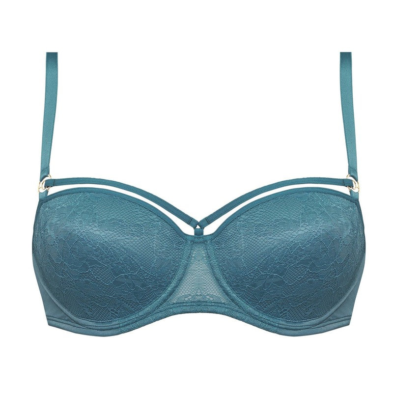Sutiã Balconette Space Odyssey Teal Lace