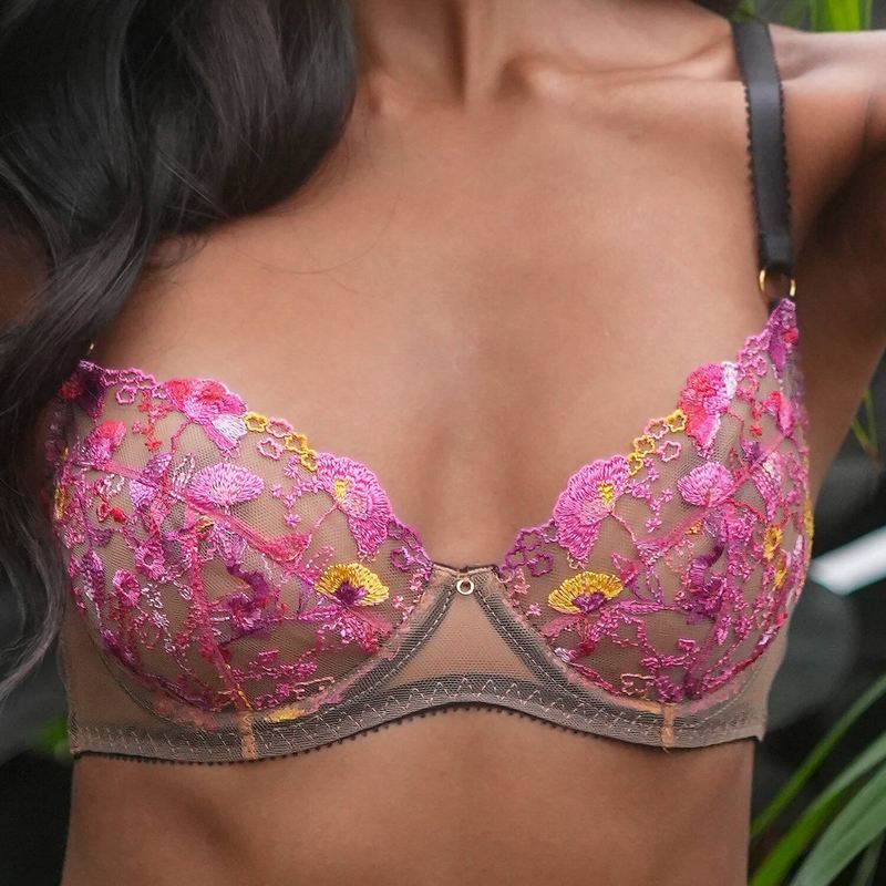 Sutiã Balconette Josephine Flores tropicais
