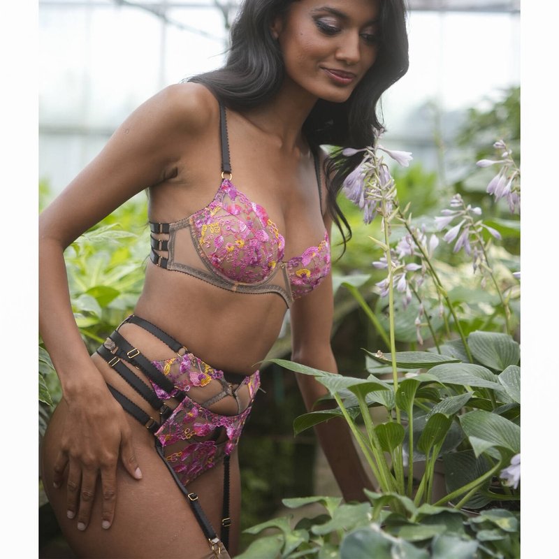 Sutiã Balconette Josephine Flores tropicais