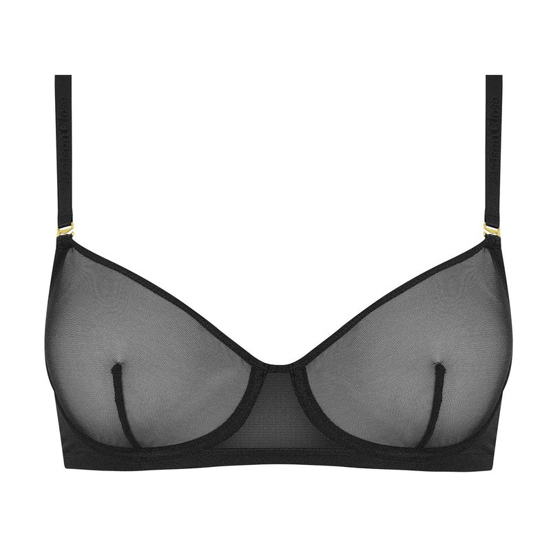 Sutiã Balconette com alças removíveis Corps à Corps Noir Doré