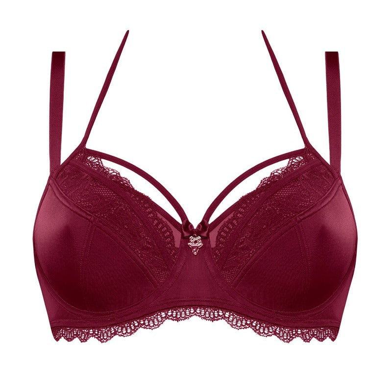 Sutiã Balconette Carita Cabernet Red Lace
