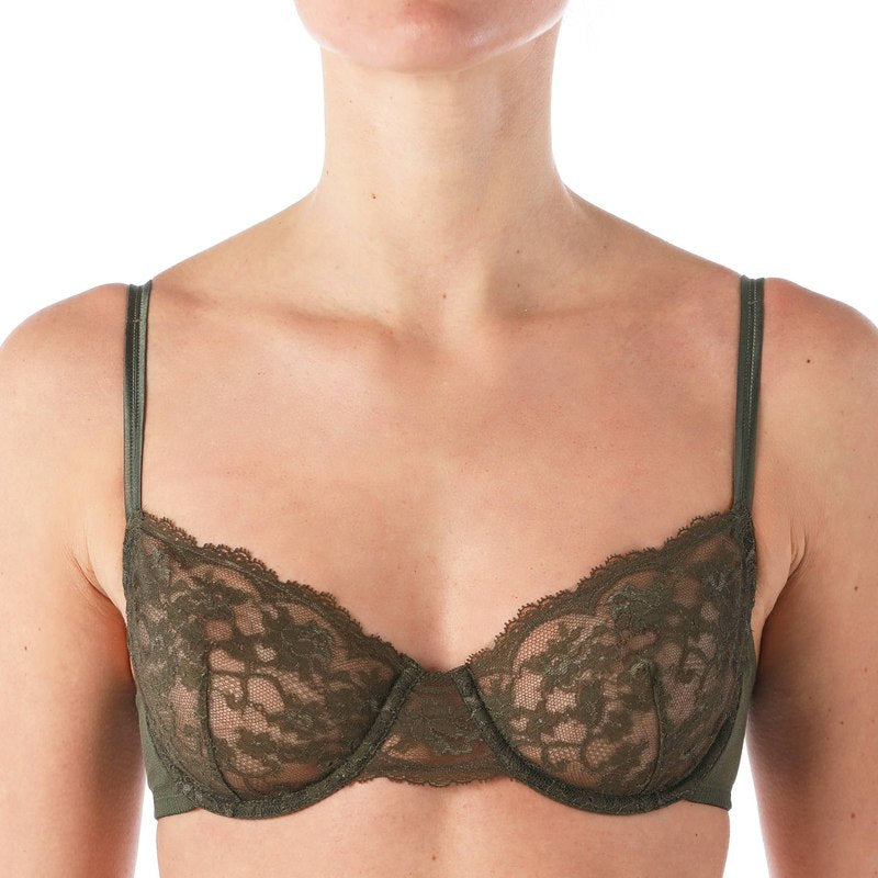 Sutiã Soutien Balconette em Renda Diamante Oliva