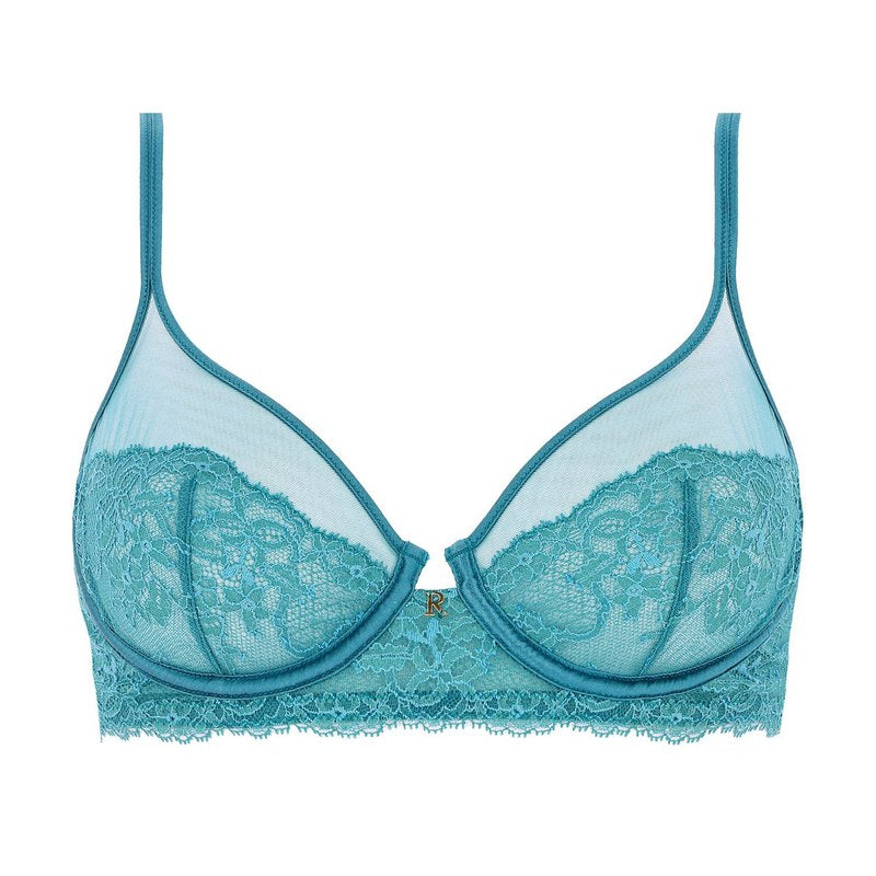 Sutiã Balconette em Renda Elegance Ardesia