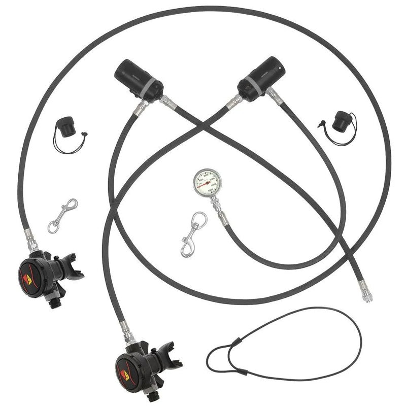 Conjunto de regulador de mergulho XT1/XT2 Doubles DIN BAR - Mercado de Luxo - O Maior E-Commerce de Bens, Produtos e Serviços de Luxo do Brasil.