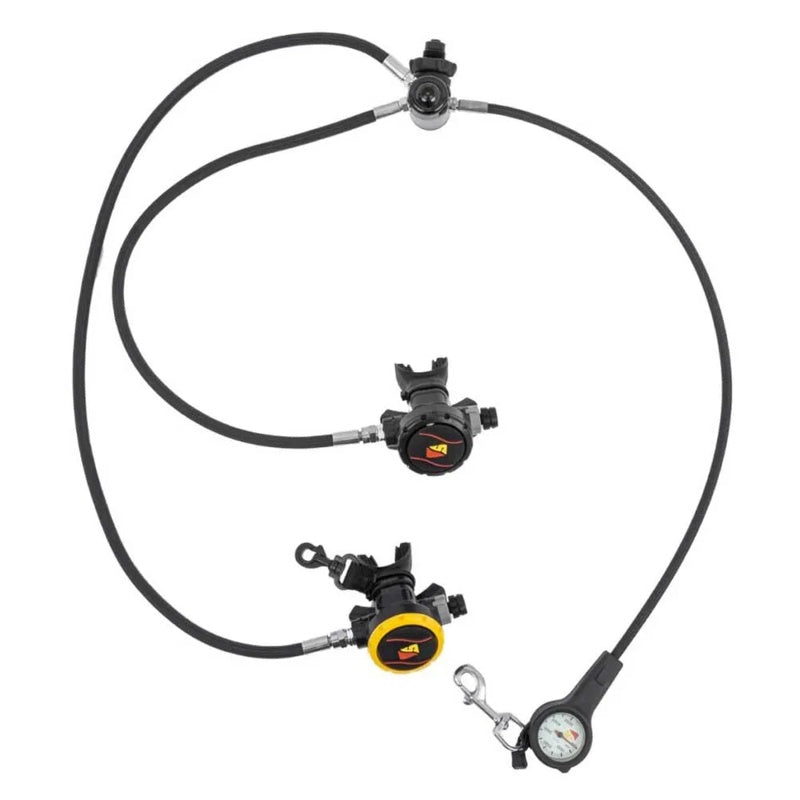 Conjunto de regulador de mergulho XT1/XT2 Basic Open Water - Din - Bar - Mercado de Luxo - O Maior E-Commerce de Bens, Produtos e Serviços de Luxo do Brasil.