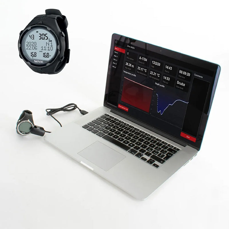 Computador de mergulho Action HR - Mercado de Luxo - O Maior E-Commerce de Bens, Produtos e Serviços de Luxo do Brasil.