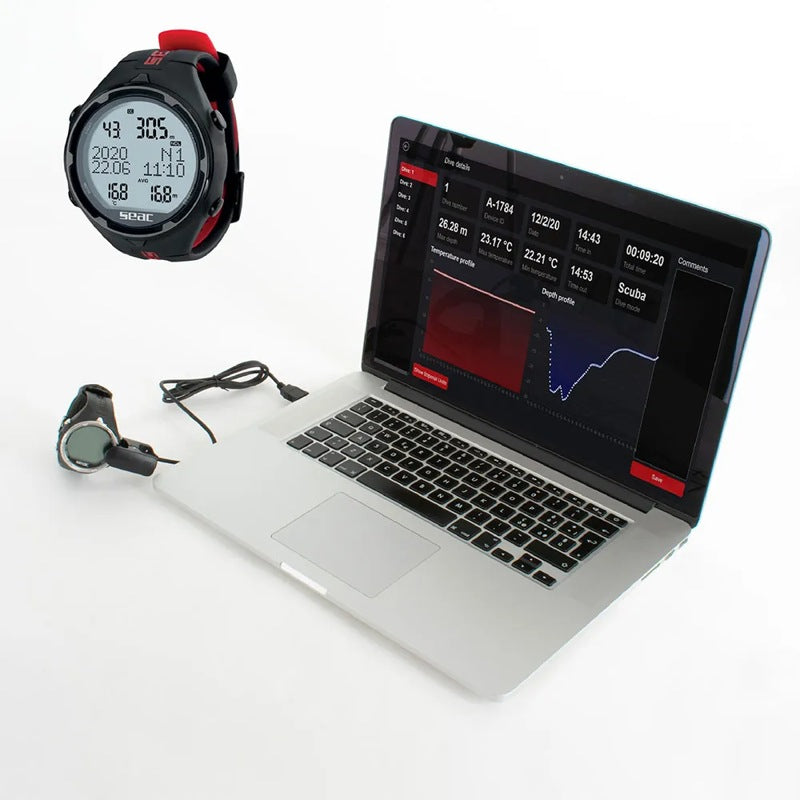Computador de mergulho Action HR - Mercado de Luxo - O Maior E-Commerce de Bens, Produtos e Serviços de Luxo do Brasil.