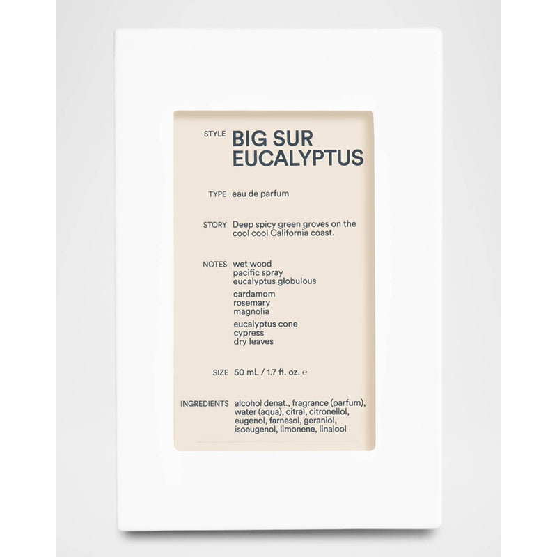 Perfume Big Sur Eucalyptus 50ml Eau De Parfum - Mercado de Luxo - O Maior E-Commerce de Bens, Produtos e Serviços de Luxo do Brasil.