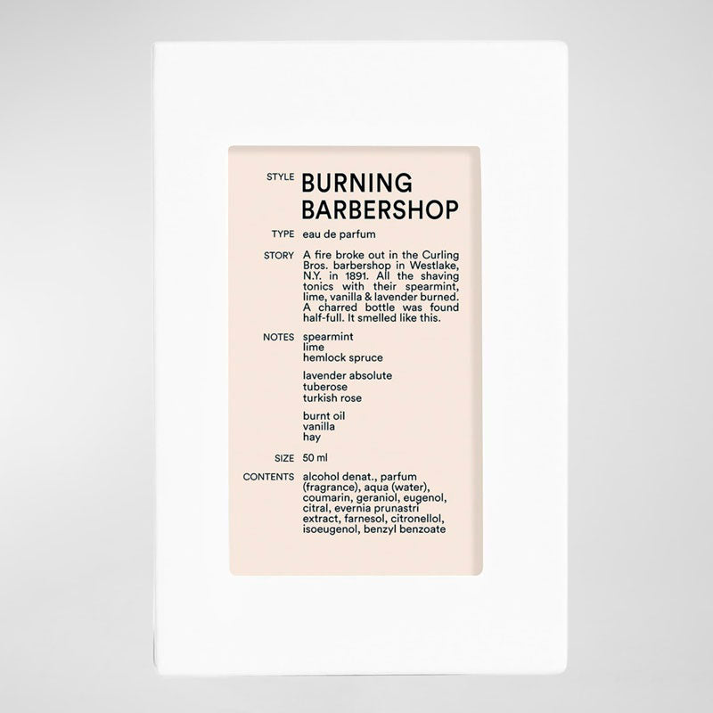 Perfume Burning Barbershop 50ml Eau De Parfum - Mercado de Luxo - O Maior E-Commerce de Bens, Produtos e Serviços de Luxo do Brasil.