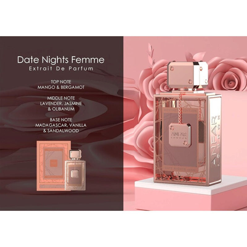 Perfume Date Nights Extrait "Pure" Parfum 100ml - Mercado de Luxo - O Maior E-Commerce de Bens, Produtos e Serviços de Luxo do Brasil.