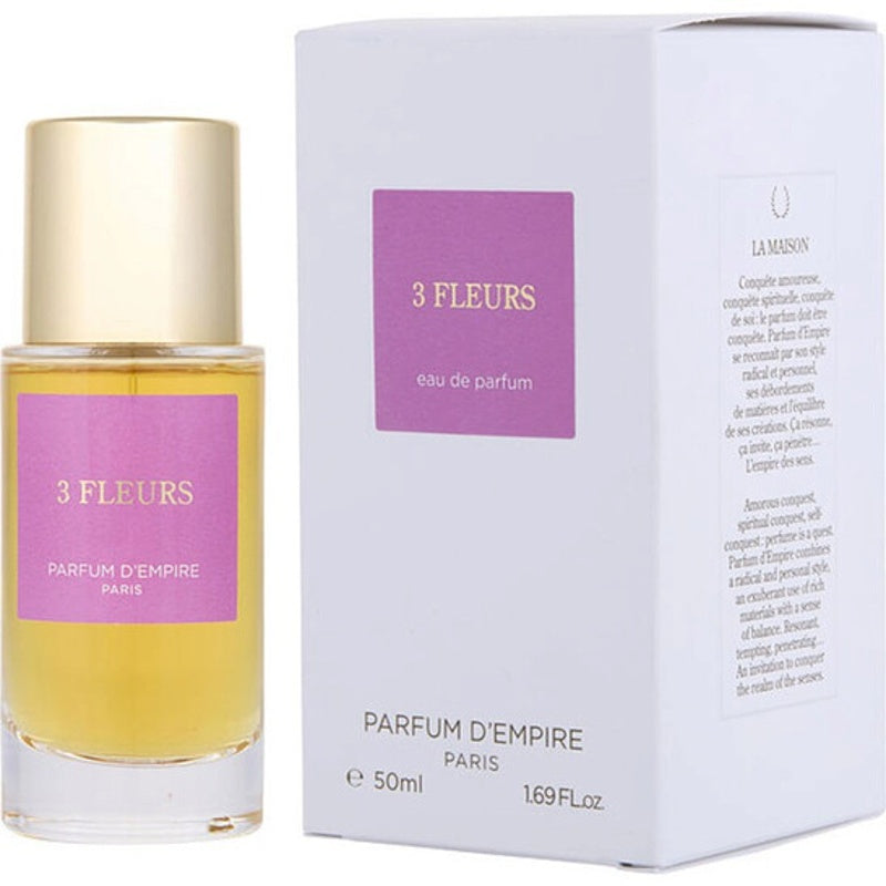 Perfume 3 Fleurs Eau De Parfum 50ml - Mercado de Luxo - O Maior E-Commerce de Bens, Produtos e Serviços de Luxo do Brasil.