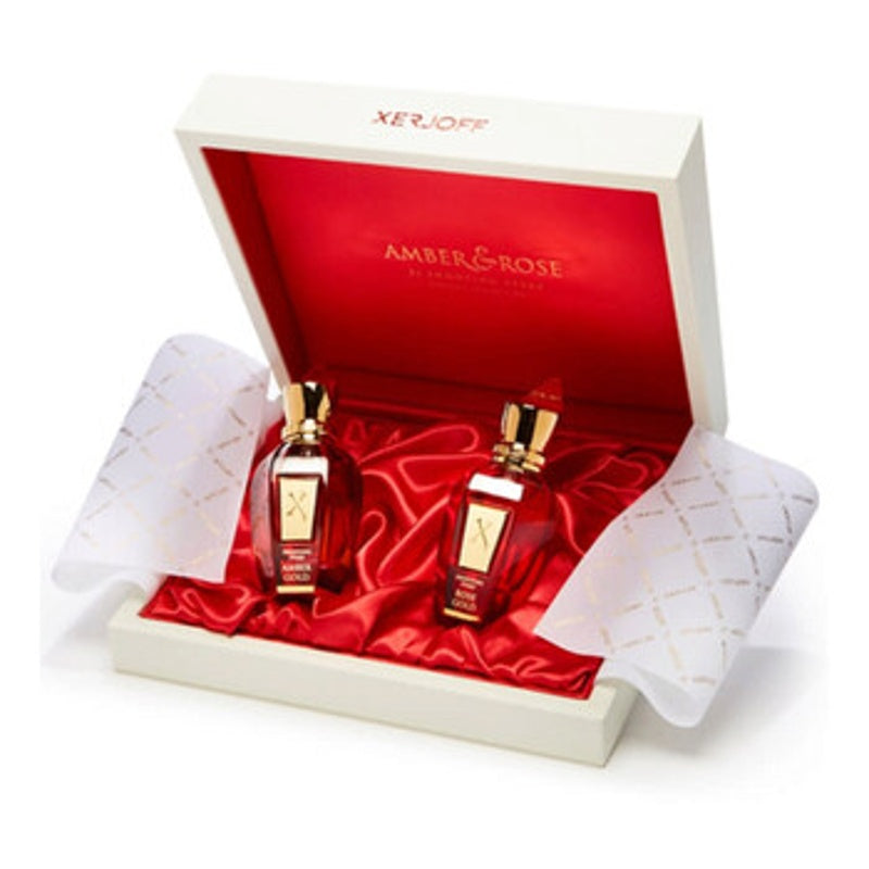 Perfume Kit 2 Pcs Rose Gold Eau + Amber Gold Eau Eau De Parfum 50ml - Mercado de Luxo - O Maior E-Commerce de Bens, Produtos e Serviços de Luxo do Brasil.